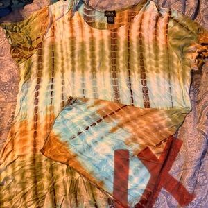 Colorful Tie-Dye Top